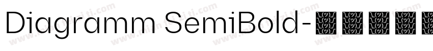 Diagramm SemiBold字体转换